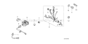 Page O Diagram and Parts List for GX390UT1 Type QC2 Honda Engine