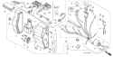 Page E Diagram and Parts List for GX390UT1 Type VXE2 Honda Engine