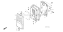 Page A Diagram and Parts List for GX390RT1 Type VXG - VIN# GCAKT-1000001 Honda Engine