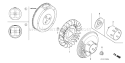 Page J Diagram and Parts List for GX390UT1 Type QAA2 - VIN# GCAKT-1000001 Honda Engine