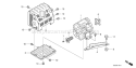 Page P Diagram and Parts List for GX440IR Type V5L6 - VIN# GCAWK-1000001 Honda Engine