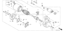 Page T Diagram and Parts List for GX440IU Type VDLF - VIN# GCAWK-1000001 Honda Engine