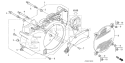 Page K Diagram and Parts List for GX440IU V5MF - VIN# GCAWK-1000001 Honda Engine
