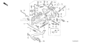Part Location Diagram of 92301-04006-0H Honda Bolt- Recessed - 4X6
