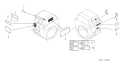 Part Location Diagram of 87561-733-J00 Honda Mark- Ex Gas Warning