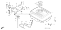 Part Location Diagram of 90501-GK8-870 Honda Collar- Muffler Mounting