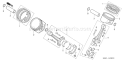 Part Location Diagram of 13214-ZJ1-003 Honda Bearing D- Connecting Rod (Color Code Green)