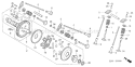 Part Location Diagram of 90446-357-000 Honda Washer- Thrust - 17.2mm