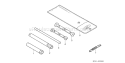 Page U Diagram and Parts List for GX620K1 Type QXW2A - VIN# GCAD-2160001-9999999 Honda Engine