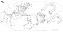 Page Q Diagram and Parts List for GX620K1 Type QZB2 - VIN# GCAD-2000001-2159999 Honda Engine
