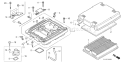 Part Location Diagram of 17223-ZN2-000 Honda Cap- Air Cleaner