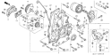 Page F Diagram and Parts List for GX620K1 Type VAF - VIN# GCAD-2000001-2159999 Honda Engine
