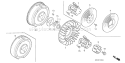 Page J Diagram and Parts List for GX610U1 Type VDF2 - VIN# GCAPK-1000001 Honda Engine