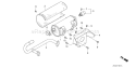 Page O Diagram and Parts List for GX610U1 Type VDF2 - VIN# GCAPK-1000001 Honda Engine
