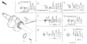 Page F Diagram and Parts List for GX610U1 Type VDF2 - VIN# GCAPK-1000001 Honda Engine