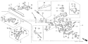 Page D Diagram and Parts List for GX620 Type VXE2 - VIN# GCAD-1000001-1999999 Honda Engine