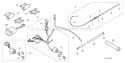 Page E Diagram and Parts List for GX620 Type VZE1 - VIN# GCAD-1000001-1999999 Honda Engine