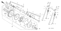 Page B Diagram and Parts List for GX620 Type VXE2 - VIN# GCAD-1000001-1999999 Honda Engine
