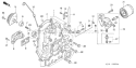 Page F Diagram and Parts List for GX620 Type VXE2 - VIN# GCAD-1000001-1999999 Honda Engine