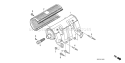 Page O Diagram and Parts List for GX630R Type QDX2 - VIN# GCBEK-1000001 Honda Engine