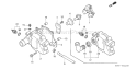 Page J Diagram and Parts List for GX640 Type SD4 - VIN# GAAD-1000001-1029999 Honda Engine