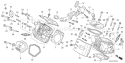 Page H Diagram and Parts List for GX670U Type VAB2 - VIN# GCASK-1000001 Honda Engine