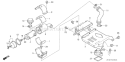 Part Location Diagram of 17418-ZN1-000 Honda Joint B- Connecting Tube