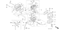 Page B Diagram and Parts List for GX670 Type VAB2 - VIN# GCAM-1000001-1049999 Honda Engine