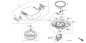 Page A Diagram and Parts List for GX690R Type VXE2 - VIN# GCBGK-1000001 Honda Engine