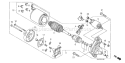Page U Diagram and Parts List for GX690R Type VXE2 - VIN# GCBGK-1000001 Honda Engine