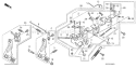Part Location Diagram of 16500-Z6L-801 Honda Control Assembly.
