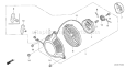 Page O Diagram and Parts List for GXH50U Type QEBU - VIN# GCAFK-1000001 Honda Engine