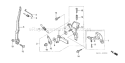 Page D Diagram and Parts List for GXH50U Type QEBU - VIN# GCAFK-1000001 Honda Engine