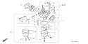 Part Location Diagram of 99101-ZH7-0520 Honda Jet- Main - #52