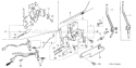 Part Location Diagram of 16561-ZE6-010 Honda Spring- Governor