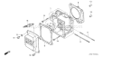 Page G Diagram and Parts List for GXV120 Type A1 - VIN# -6000001-9999999 Honda Engine