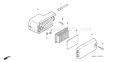 Part Location Diagram of 17218-ZG9-M00 Honda Filter - Outer