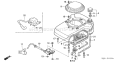 Page H Diagram and Parts List for GXV160A1 Type A12 Honda Engine
