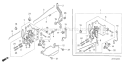 Part Location Diagram of 16561-ZE7-711 Honda Spring- Governor