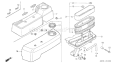 Part Location Diagram of 17217-ZE7-013 Honda Gasket- Element