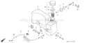 Part Location Diagram of 17519-ZE7-000 Honda Collar- Tank