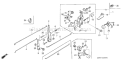 Part Location Diagram of 16557-ZE8-000 Honda Rod- Joint