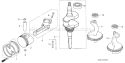 Page D Diagram and Parts List for GXV270 Type DAP3 - VIN# GJ01-1000001-1034654 Honda Engine