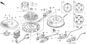 Part Location Diagram of 31510-ZE8-901 Honda Coil Assembly.- Charge
