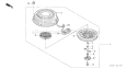 Page O Diagram and Parts List for GXV340A2 Type DA2 - VIN# GJADA-1000001-9999999 Honda Engine