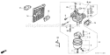 Page C Diagram and Parts List for GXV340A2 Type DA2 - VIN# GJADA-1000001-9999999 Honda Engine