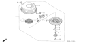 Page N Diagram and Parts List for GXV340K1 Type DAP2 - VIN# GJ02-1100001-5999999 Honda Engine
