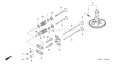 Part Location Diagram of 14100-ZE8-600 Honda Camshaft Assembly.