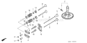 Page B Diagram and Parts List for GXV340K2 Type DA2 - VIN# GJ02-6000001-9999999 Honda Engine