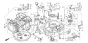Page F Diagram and Parts List for GXV340K2 Type DA2 - VIN# GJ02-6000001-9999999 Honda Engine